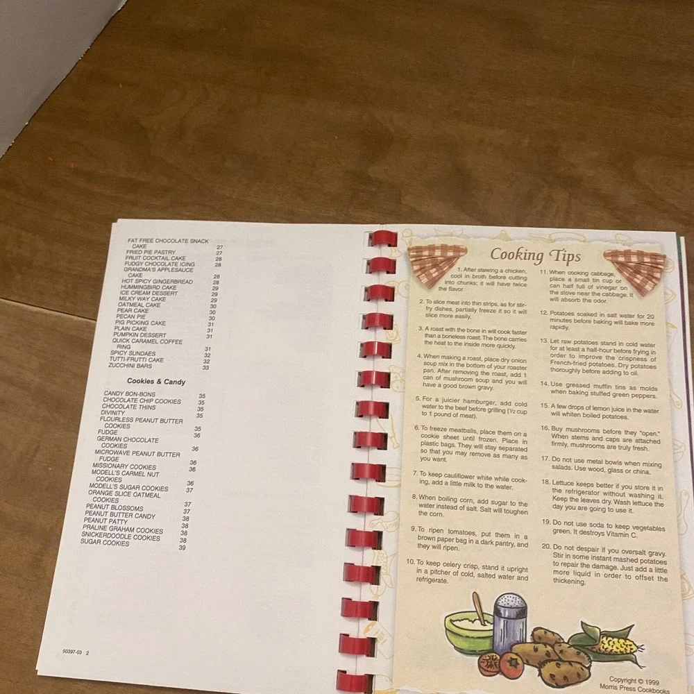 Taste And See Cookbook Fellowship Baptist Church Pampa Texas 2003 Morris Press